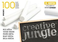 Táblakréta, kerek, SAKOTA, fehér, (100 db)