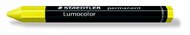 Jelölőkréta, mindenre író, vízálló (omnigraph), STAEDTLER "Lumocolor 236", sárga, (12 db)