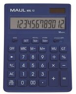Számológép, asztali, 12 számjegy, MAUL "MXL 12", kék