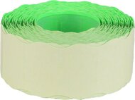 Árazószalag, 25x16 FLUO zöld, (10 tek)