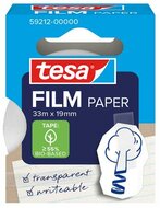 Ragasztószalag, írható, papír, 19 mm x 33 m, TESA "tesafilm®", átlátszó, (33 méter)