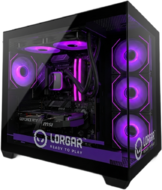 LORGAR - ADVANCED A201 - AMD 7500F 6C/12T, 240 AIO, NVIDIA RTX 5060Ti 16GB, 32GB@6400mhz, 1TB SSD NVME, 750W PSU, Black - LRG-PCA201-BK