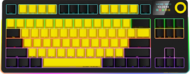LORGAR - Pro KBP70TKLW (US LAYOUT) - TOXIC PURPLE SWITCH - BLACK/YELLOW - LRG-KBP70TKLW-YL-US