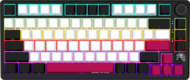 LORGAR - Pro KBP7075W 75% (US LAYOUT) - TOXIC PURPLE SWITCH - BLACK/RED - LRG-KBP7075W-BK-US
