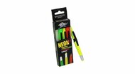Multifunkciós golyóstoll, szövegkiemelő, érintő toll készlet, WEDO "3-in-1", neon színek, (4 db)