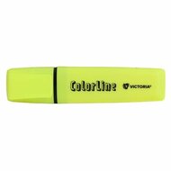 Szövegkiemelő, 1-5 mm, VICTORIA OFFICE, "ColorLine", sárga
