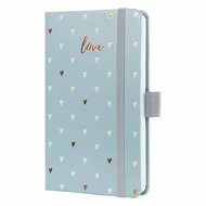 Naptár, A6, heti, 2026, kemény borító, SIGEL "Jolie", Grey love