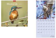 Naptár, fali, TOPTIMER "Madarak"