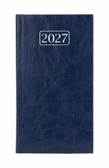 Zsebnaptár, álló elrendezésű, VICTORIA OFFICE "Chrono", sötétkék (2027 évi)