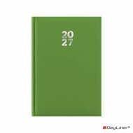 Naptár, tervező, A5, heti, DAYLINER, "Pannon", világoszöld