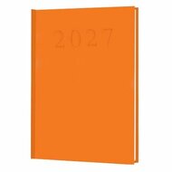Naptár, tervező, A5, napi, 2027, narancssárga