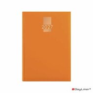 Naptár, tervező, A5, napi, DAYLINER, "MyPastel", narancs