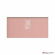 Zsebnaptár, fekvő elrendezésű, DAYLINER, "MyPastel", púder