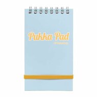 Jegyzetfüzet, spirálozott, A7, vonalas, 50 lap, PUKKA PAD "Pastel", vegyes színek