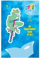 Öntapadó füzet- és könyvborító, A5, COOL BY VICTORIA, víztiszta, (10 db)