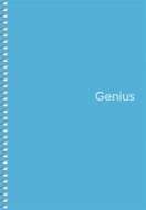 Spirálfüzet, A5, kockás, 80 lap, PP borító, SHKOLYARYK "Genius", vegyes