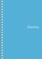 Spirálfüzet, A6, kockás, 80 lap, PP borító, SHKOLYARYK "Genius", vegyes