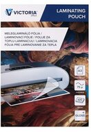 Meleglamináló fólia, 75 mikron, A3, fényes, VICTORIA OFFICE, (100 db)