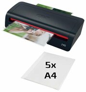 Laminálógép, A4, 75-125 mikron, GBC "240 Home Office"