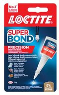 Pillanatragasztó, 5 g, HENKEL "Loctite Super Bond Precision"