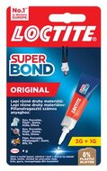 Pillanatragasztó, 4 g, HENKEL "Loctite Super Bond Original"