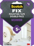 Tükörragasztó szalag, kétoldalas, 19 mm x 5 m, 3M SCOTCH "Mirror", (5 méter)