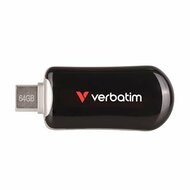 VERBATIM - Plectra USB-C pendrive Fekete 64 GB - 30224
