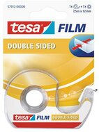 Ragasztószalag, kétoldalas, adagolón, 12 mm x 7,5 m, TESA "tesafilm®", (7 méter)