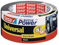 Ragasztószalag, 50 mm x 25 m, TESA "extra Power", fekete, (25 méter)