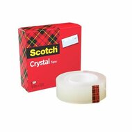 Ragasztószalag, 19 mm x 33 m, 3M SCOTCH "Crystal", (33 méter)