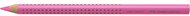 Faber-Castell Grip Jumbo háromszögletű neon rózsaszín színes ceruza