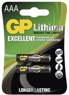 GP B15112 AAA (LR03/HR03) lítium mikroceruza elem 2db/bliszter