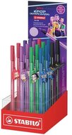 Filctoll display, 1 mm, STABILO "Pen 68" "K-Pop démonvadászok", (16 db)