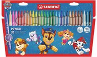 Filctoll készlet, vastag, 2 mm, STABILO "Power", Mancs őrjárat, 30 különböző szín, (30 db)