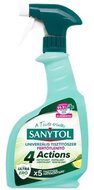 Általános tisztító- és fertőtlenítő spray, 500 ml, SANYTOL "4 Actions", lime