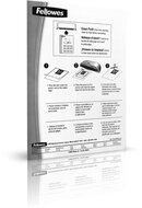 Hordozó- és tisztítókarton lamináláshoz, A4, FELLOWES, (10 db)