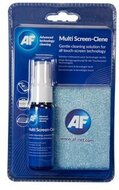 Tisztítófolyadék, érintőkijelzőhöz, mikroszálas kendővel, 25 ml, AF "Multi Screen-Clene"