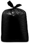 Szemeteszsák, 120 l, 25 db, fekete, (25 db)