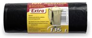 Szemeteszsák, extra erős, 135 l, 10 db, 70x110 cm, 27 µ, TUTI "Extra", fekete, (10 db)