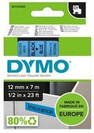 Feliratozógép szalag, 12 mm x 7 m, DYMO "D1", kék-fekete