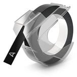 Feliratozógép szalag, 9 mm x 3 m, DYMO "3D", fekete