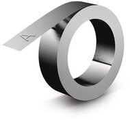 Feliratozógép szalag, rozsdamentes acél, 12 mm x 6,4 m, DYMO "M1011"