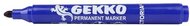 Alkoholos marker, 1-3 mm, kúpos, VICTORIA OFFICE, "Gekko", kék