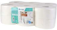 Toalettpapír, 2 rétegű, 19 cm átmérő, VICTORIA HYGIENE, "Fine Mini Jumbo", fehér, (12 tek)