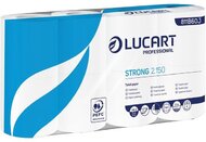 Toalettpapír, 2 rétegű, kistekercses, 8 tekercses, LUCART "Strong 2.150", fehér, (8 tek)
