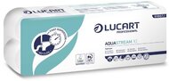 Toalettpapír, 2 rétegű, 10 tekercs, kistekercses, 22 m, LUCART "Aquastream 10", (10 tek)