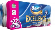 Toalettpapír, 3 rétegű, kistekercses, 16 tekercs, OOOPS "Excellence", (16 tek)