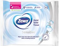 Toalettpapír, nedves, 42db, ZEWA, sensitive, (42 db)