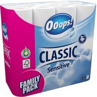 Toalettpapír, 3 rétegű, kistekercses, 32 tekercs, OOOPS "Classic", sensitive, (32 tek)