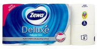 Toalettpapír, 3 rétegű, kistekercses, 8 tekercs, ZEWA "Deluxe", fehér, (8 tek)